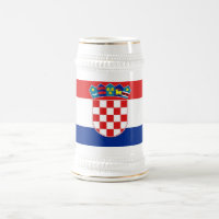 Tasse mit der Flagge Kroatiens