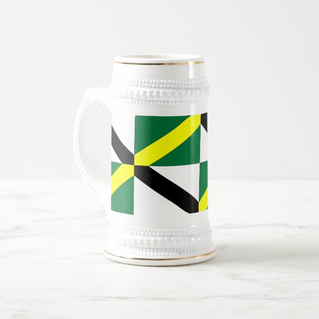 Tasse mit der Flagge Monterey, Kalifornien (Vorderseite Links)