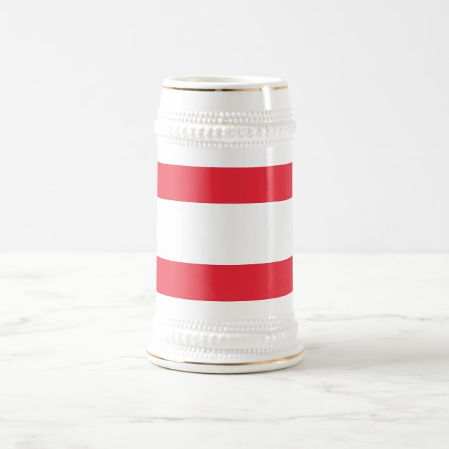 Tasse mit der Flagge Österreichs (Mittel)