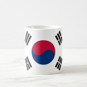 Tasse mit der Flagge Südkoreas