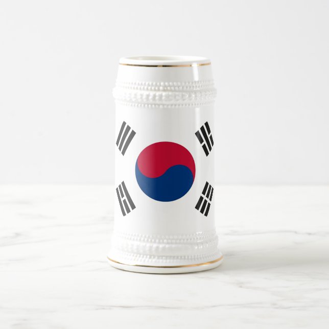 Tasse mit der Flagge Südkoreas (Mittel)