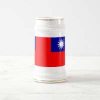 Tasse mit der Flagge Taiwans