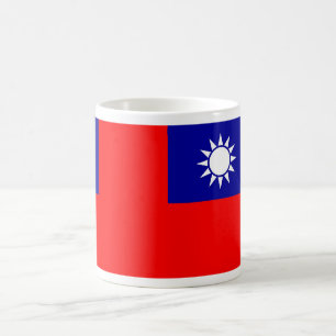 Tasse mit der Flagge Taiwans