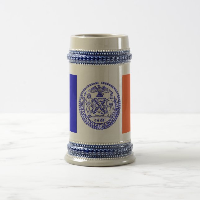 Tasse mit der Flagge von New York City - USA (Mittel)