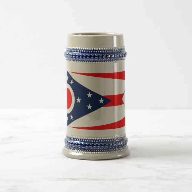 Tasse mit der Flagge von Ohio Staat - USA (Mittel)