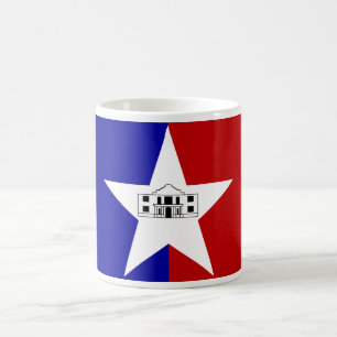 Tasse mit der Flagge von San Antonio, USA