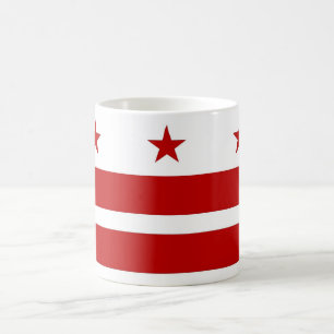 Tasse mit der Flagge von Washington DC - USA