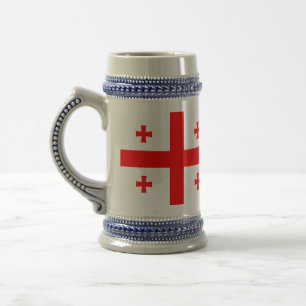 Tasse mit der georgischen Flagge