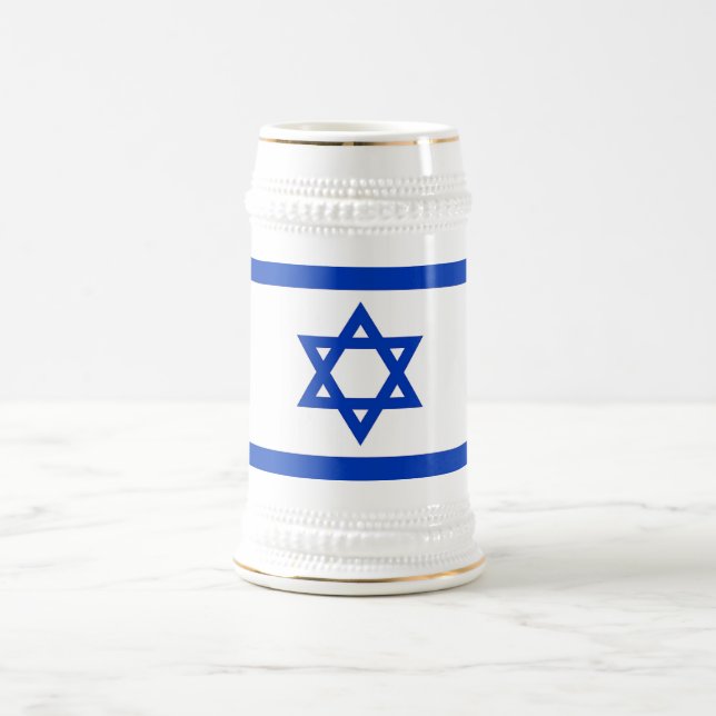 Tasse mit der israelischen Flagge (Mittel)
