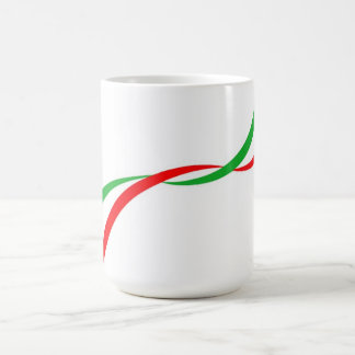 Tasse mit der italienischen Flagge