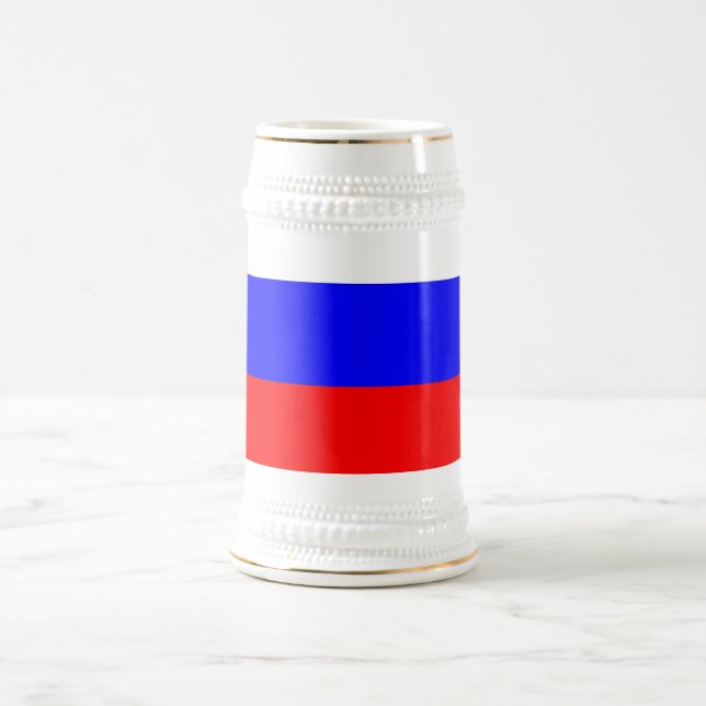 Tasse mit der russischen Flagge (Mittel)