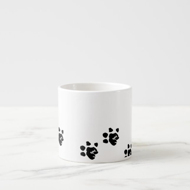 Tasse mit der Tatze des Dachshundes (Vorderseite)