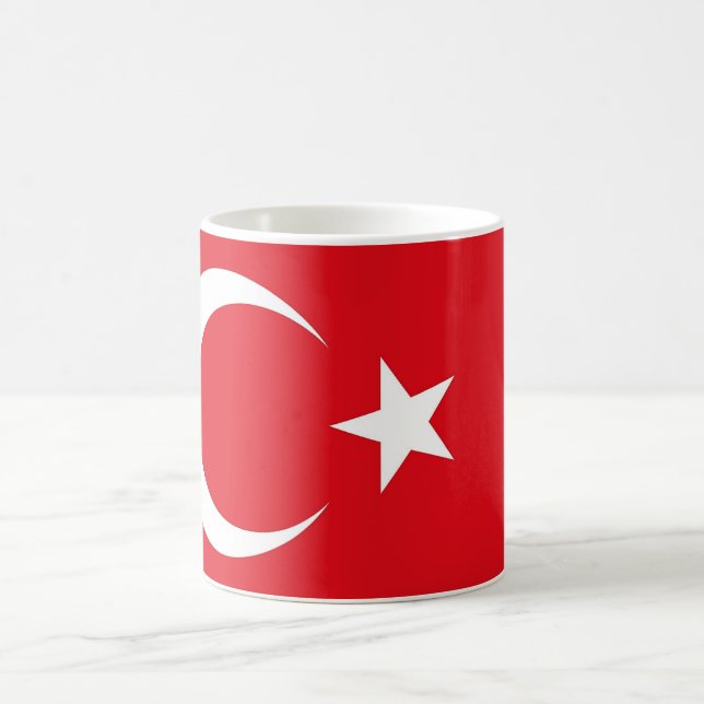Tasse mit der türkischen Flagge (Mittel)
