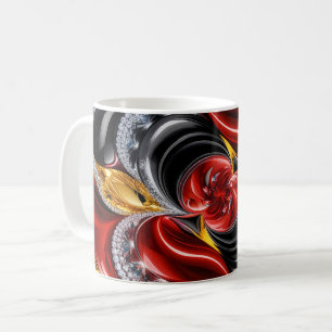 Tasse mit deutschem Farbdesign
