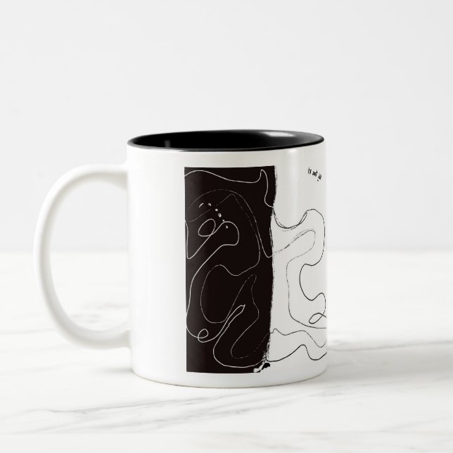 Tasse mit Doppeldruck (Links)