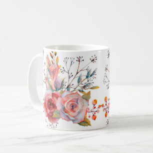 Tasse mit doppelter Blume