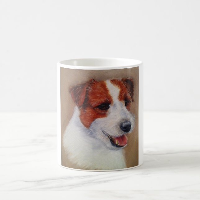 Tasse mit einem Bild eines Jack-Russell-Terriers (Mittel)