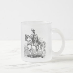 Tasse mit elisabethanischen Kostümen