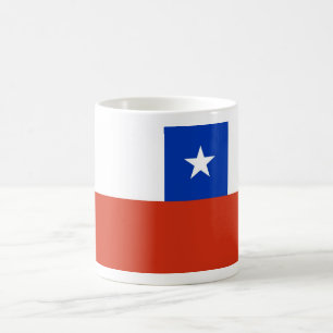 Tasse mit Flagge des Chilen