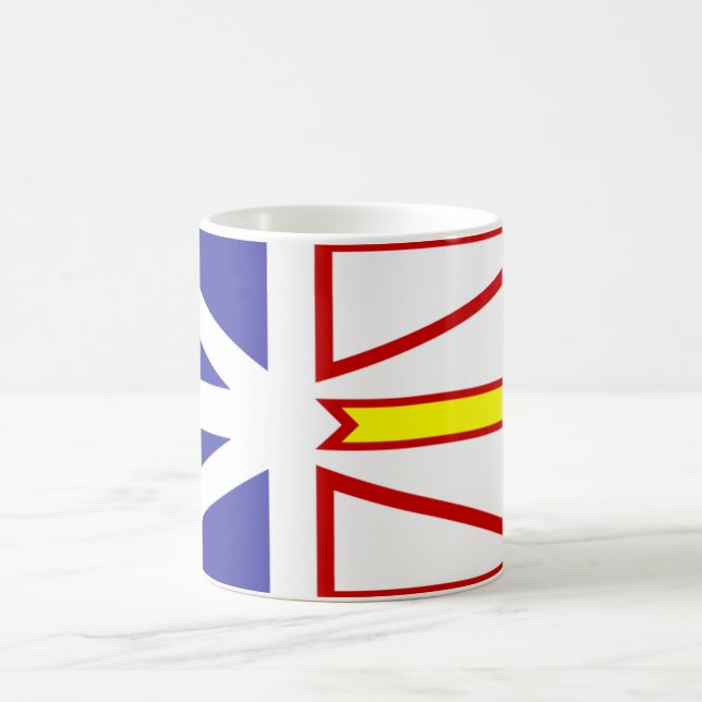 Tasse mit Flagge von Neufundland (Mittel)