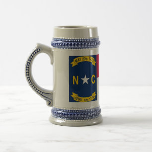 Tasse mit Flagge von Nord-CarolinaStaat - USA