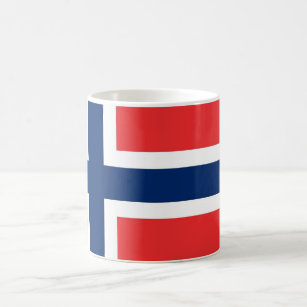 Tasse mit Flagge von Norwegen