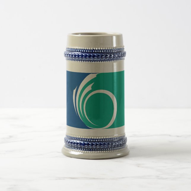 Tasse mit Flagge von Ottawa, Kanada (Mittel)