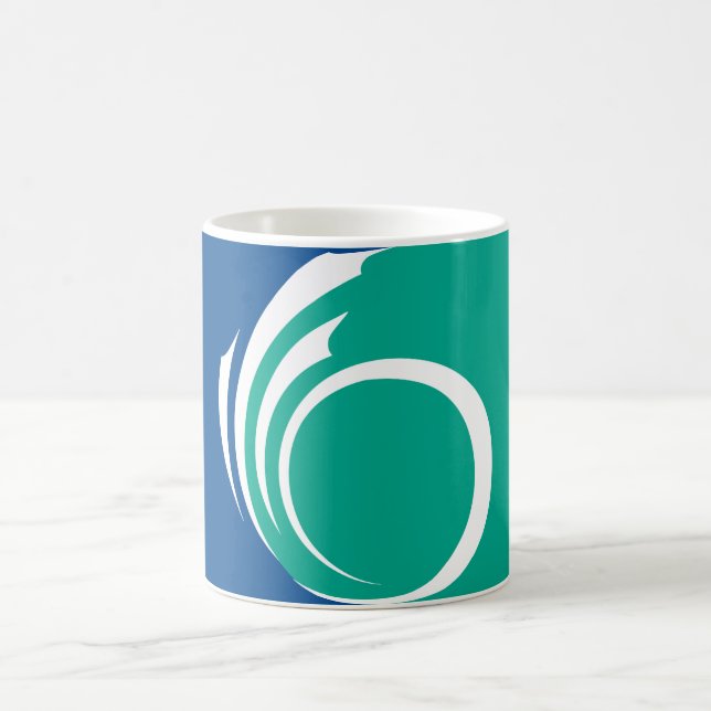 Tasse mit Flagge von Ottawa, Kanada (Mittel)