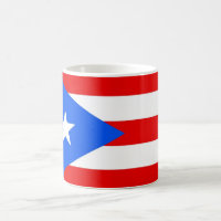 Tasse mit Flagge von Puerto Rico - USA