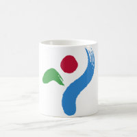 Tasse mit Flagge von Seoul, Südkorea