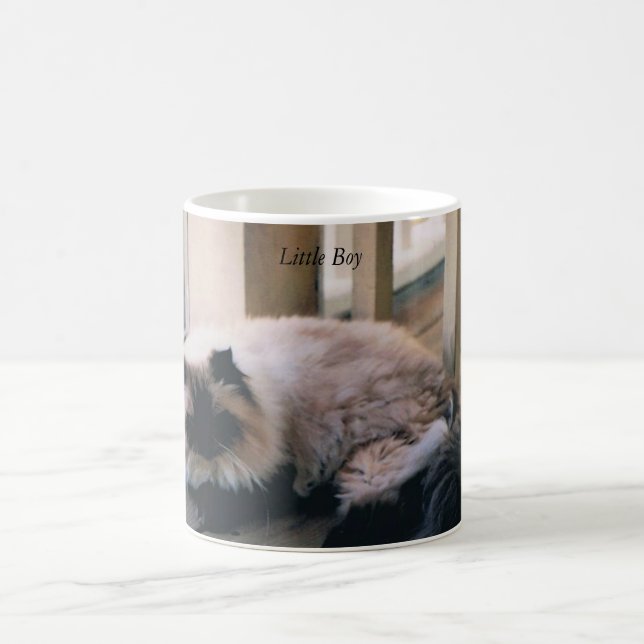 Tasse mit Foto einer Himalajakatze (Mittel)