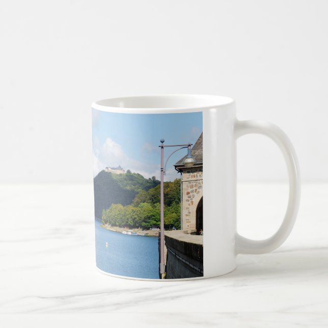 Tasse mit Foto vom Edersee und Schloß Waldeck (Rechts)