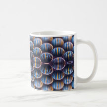 Tasse mit Futuristic Honeycomb Image