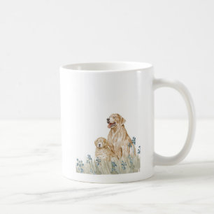 Tasse mit Golden Retriever