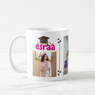 Tasse mit Graduate's Name and Foto   Personalisier