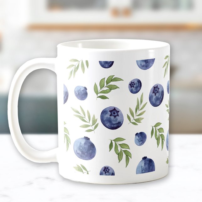 Tasse mit Heidelbeeren (Mug with blueberries)