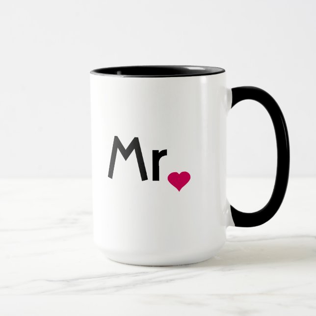 Tasse mit Herz und Liebe (Rechts)