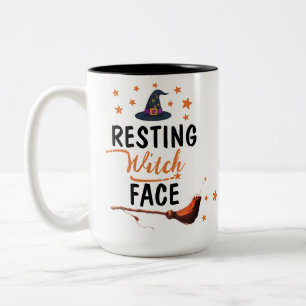 Tasse mit individuellem Foto 'Resting Witch Face'