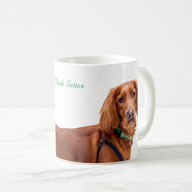 Tasse mit Irish Setter (VorderseiteRechts)