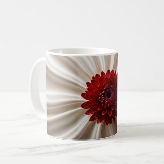 Tasse mit japanischem Farbdesign (Vorderseite Links)
