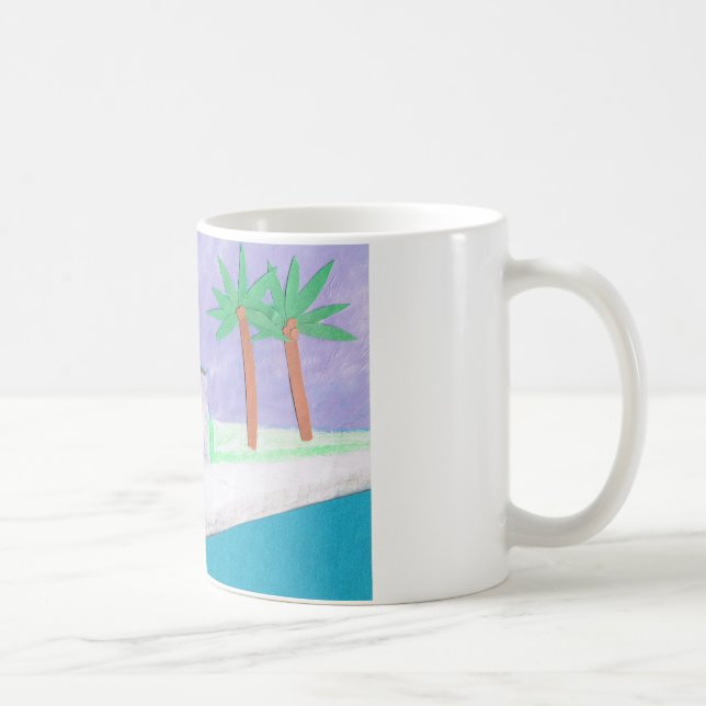 Tasse mit Karibik (Rechts)