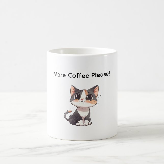 Tasse mit Katzenmotiv  (Mittel)