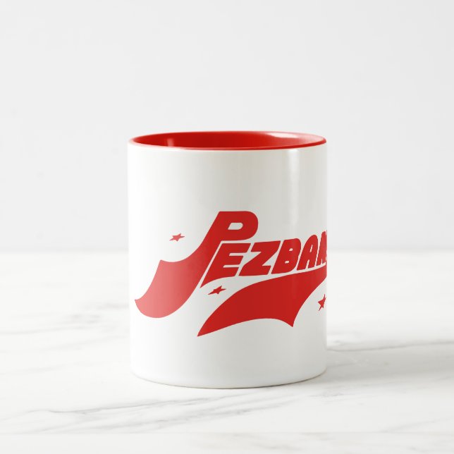 Tasse mit klassischem Pezband Swashlogo (Mittel)