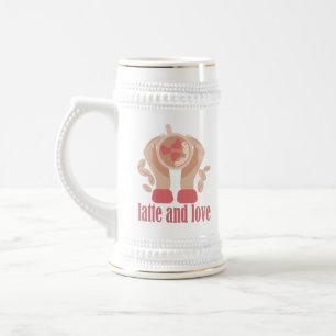 Tasse mit Liebe, Händchen und Kaffee - Angebot