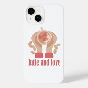 Tasse mit Liebe, Händchen und Kaffee - Angebot Case-Mate iPhone 14 Hülle