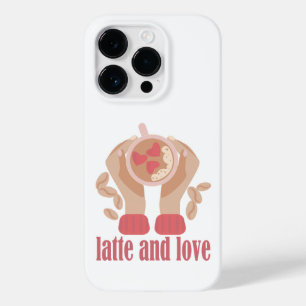 Tasse mit Liebe, Händchen und Kaffee - Angebot Case-Mate iPhone 14 Pro Hülle