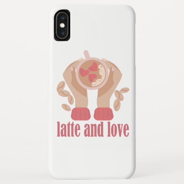 Tasse mit Liebe, Händchen und Kaffee - Angebot Case-Mate iPhone Hülle (Rückseite)