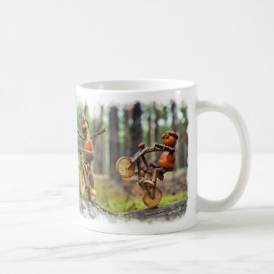 Tasse mit lustigen Eichelfen-Bikern