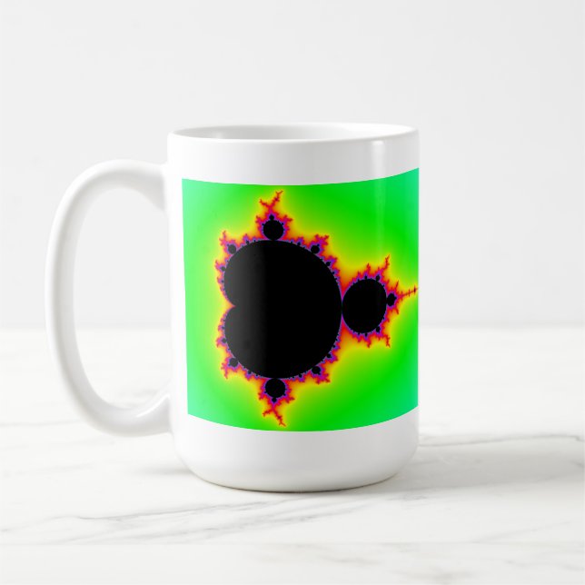 Tasse mit Mandelbrot Fraktal (Links)