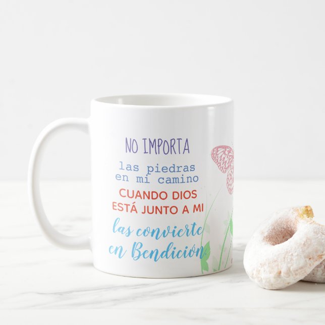 Tasse mit Mitteilung -, importiert (Mit Donut)